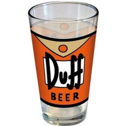 The Simpsons Duff Beer Pint Glass