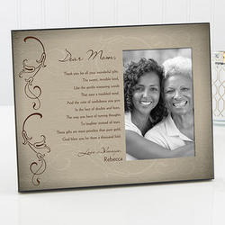 Dear Mom Personalized Picture Frame