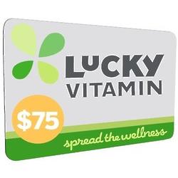 LuckyVitamin $75.00 e-Gift Card