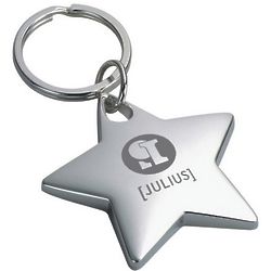Shining Super Star Key Chain with Logo