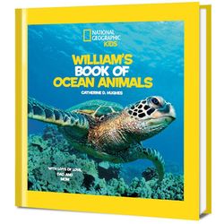 Personalized Little Kids Book of Ocean Animals