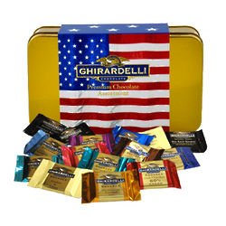 American Flag Gift Tin of Chocolates