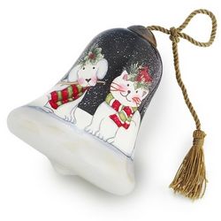 Hand-Painted Snow Pets Christmas Ornament