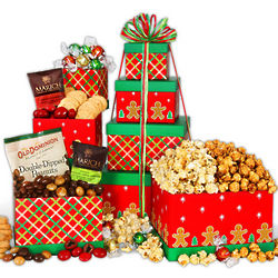 Christmas Sweets and Truffles Gift Tower