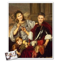 Allegorical Family Portrait Print Customized from Photos