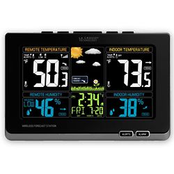 Comprehensive Wireless Weather Station in Color