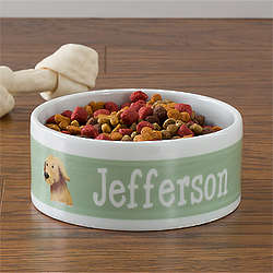 Top Dog Breeds Personalized Pet Bowl