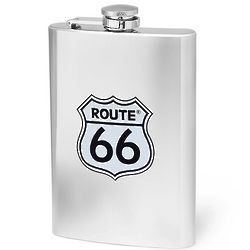 Route 66 Personalized Flask