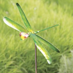 Dragonfly Spinner Garden Stake