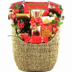 Forget Me Not Valentine's Day Gift Basket