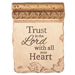 Trust in the Lord Stone-Resin Plaque