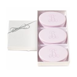 Personalized Lavender Trio Signature Spa Soaps