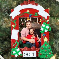 Personalized Holiday Photo Christmas Ornament