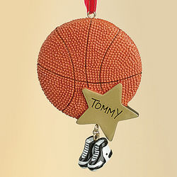 Basketball Star Personalized Ornament
