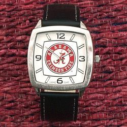 NCAA Football Logo Leather Watch