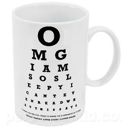 So Sleepy Eye Chart Coffee Mug