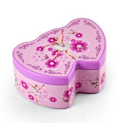 Heart Ballerina Musical Jewelry Box