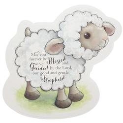 May You Forever Be Blessed Lamb Baptism Plaque