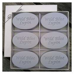 Personalized Wild Blue Lupin Scented Spa Inspired Soaps