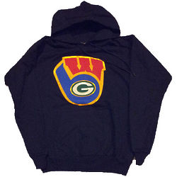 Wisconsin Badgers Brewers Packers Sweatshirt
