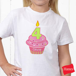 Personalized Kids Birthday Tee Shirt