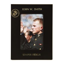 Personalized St. Michael Marine Corps Picture Frame