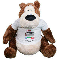 Personalized Best We Ever Saw Teddy Bear