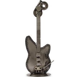 Rustic Rock Guitar Auto Parts Statuette