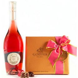 Sofia Rose And Godiva Chocolates Spring Gift Set