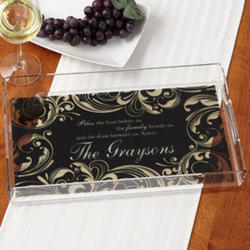 Personalized Family Blessing Serving Tray