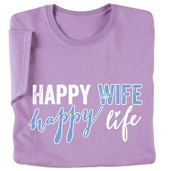Happy Wife Ladies' T-Shirt