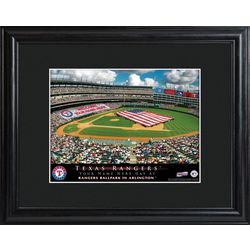 Personalized Texas Rangers Stadium Framed Print