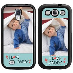 I Love Daddy Personalized Galaxy S3-S4 Case