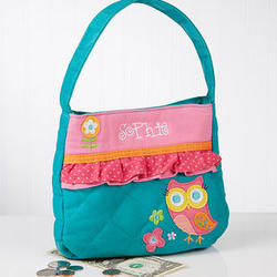 Personalized Loveable Owl Girls Purse