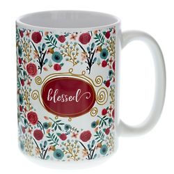 Blessed Floral Mug