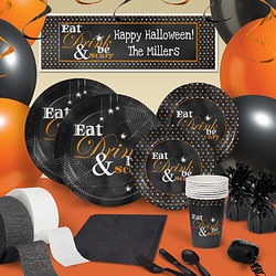 Eat, Drink and Be Scary Ultimate Party Pack with Banner