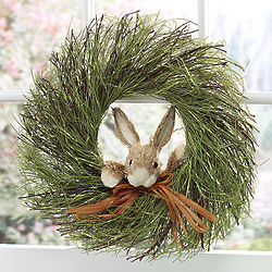 Peek-A-Boo Bunny Wreath