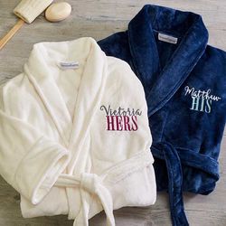 Personalized His & Hers Luxury Robes