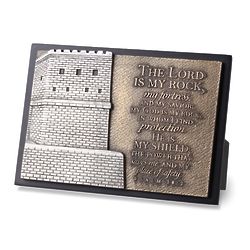 The Lord Is My Rock Plaque