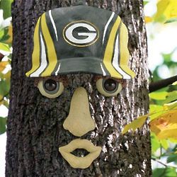 Evergreen Green Bay Packers Player Tree Face Decoration