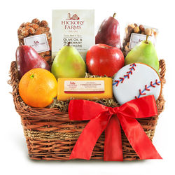 Fruit, Cheese & Snacks Gift Basket