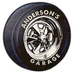 Personalized Garage Tire Sign