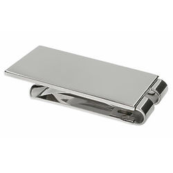 Men's Personalized Plain Style Stainless Steel Money Clip