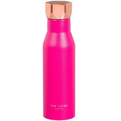 Electric Pink Sapphire Water Bottle with Hexagonal Lid