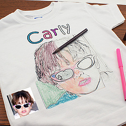 Personalized Coloring Book T-Shirt