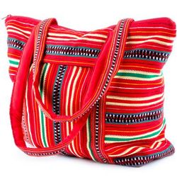 Kaqchikel Scarlet Cotton Shoulder Bag
