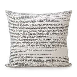 Pride and Prejudice Decorative Pillow