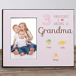 Personalized Reasons I Love Picture Frame in Pink