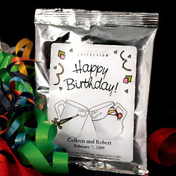 Personalized Birthday Coffee Favors