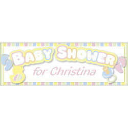 Personalized Baby Shower Banner
